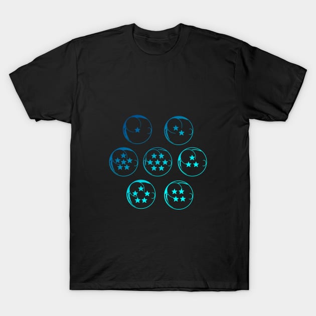 Blue Balls dbz T-Shirt by Clathrus